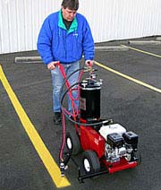 Image: Pavement Striping Machine