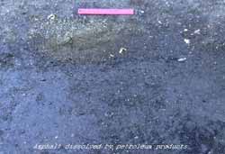 Image: Asphalt Oil Damage