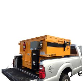 km box asphalt pickup skid propane ton trucks mount