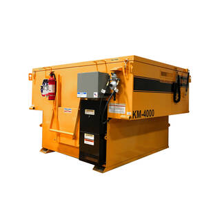 2 Ton BIG A KM-4000 Skid Mount Propane Asphalt Hot Box For ...