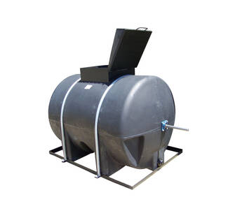 Polyskidman325 Manual Agitation Sealcoat Storage Tank For Sale Asphalt Sealcoating Direct