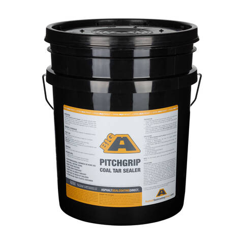 5 gallon bucket overview of the BIG A PitchGrip Coal Tar Sealer