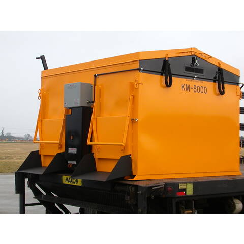 km asphalt skid propane reclaimer ton mount box mpn