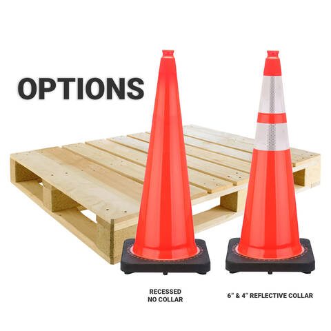 Pallet view showing the JBC 36" 10lb style options available for purchase