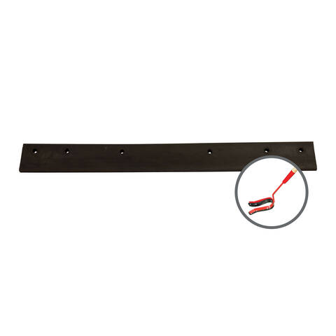 Overview of the Marshalltown low temp black neoprene u-squeegee replacement blade