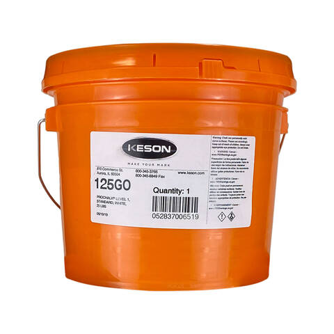 Keson 25lb high visibility fluorescent orange chalk dust