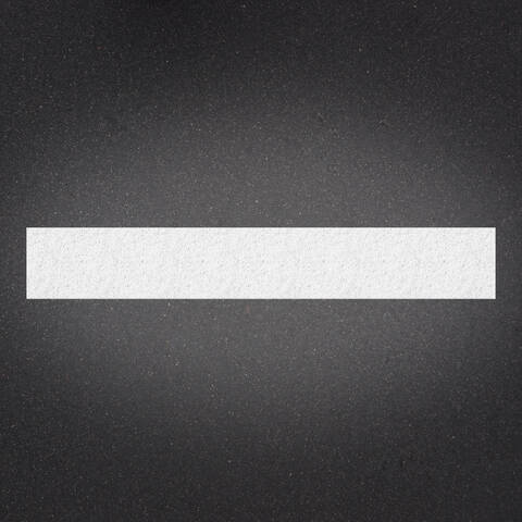 Stylish asphalt background with a white line representing a 18 inches by 3 foot Ennis-Flint Premark XF thermoplastic line