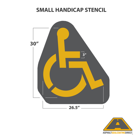 Image of Small Handicap Stencil