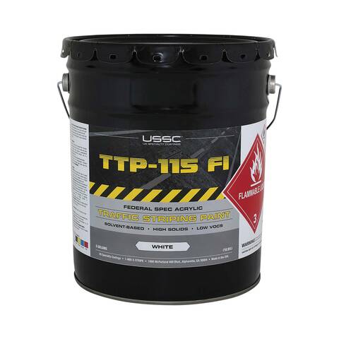 image of a 5 gallon bucket of TTP-115 Type I solvent paint