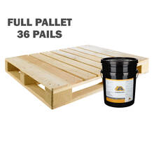 Empty pallet with single bucket representing the BIGA Alligator Patch