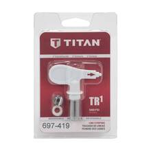 Image of a Packaged Titan TR1 White Line Striping Tip 697-419