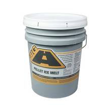image: 5 gallon pail of the big a pellet ice melt