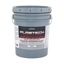 image of a 5 gallon pail of Plastech Cold Thermoplastic Paint