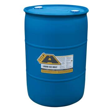 image: 55 gallon barrel of the big a pellet ice melt