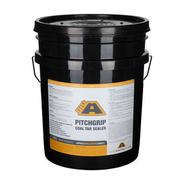 5 gallon bucket overview of the BIG A PitchGrip Coal Tar Sealer