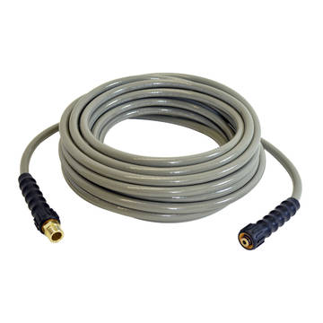 Image representation of the Simpson MorFlex cold water pressure washer hose.