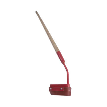 Overview of the Marshalltown high temperature, red silicone pull v-squeegee