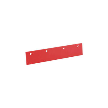 Overview of the Bon high temp red silicone v-squeegee replacement blade