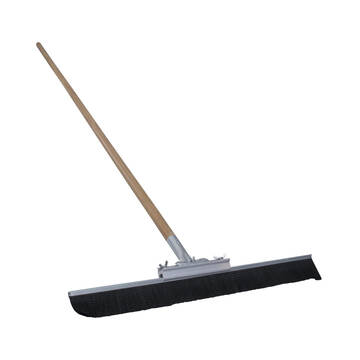 Overview of a 24 inch sealcoating brush with 6 foot handle