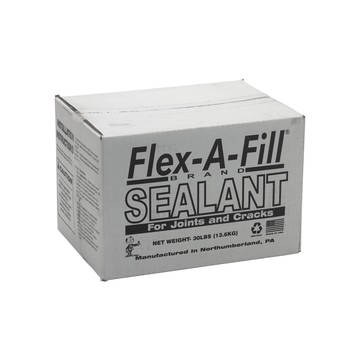 Overview image of a packaged box of Flex-A-Fill hot crack filler