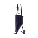 Pour Pot with 3 inch wheels image: Pour Pot with 3 inch wheels