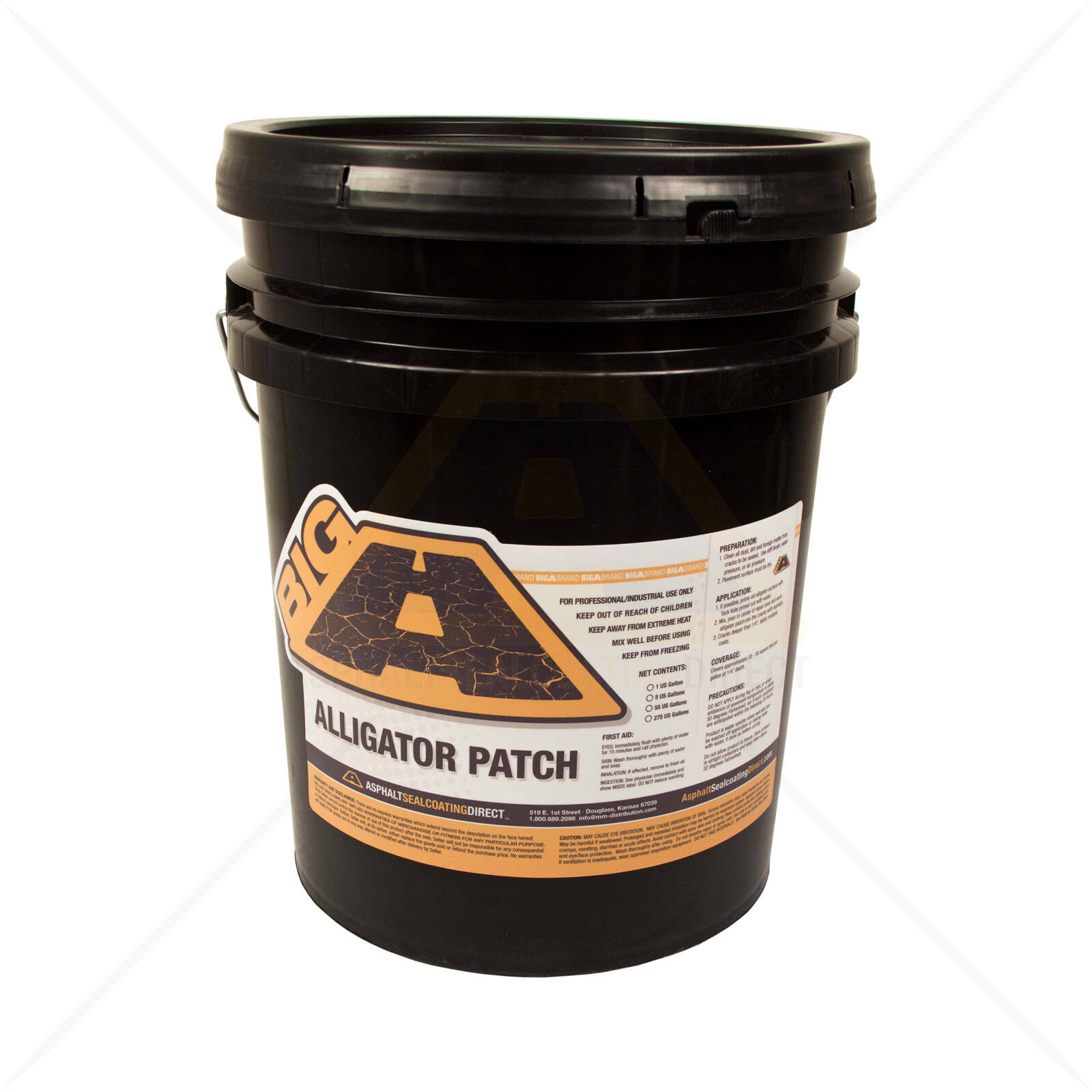 5 Gallon Big A Alligator Asphalt Patch (Bulk Pallet) For ...