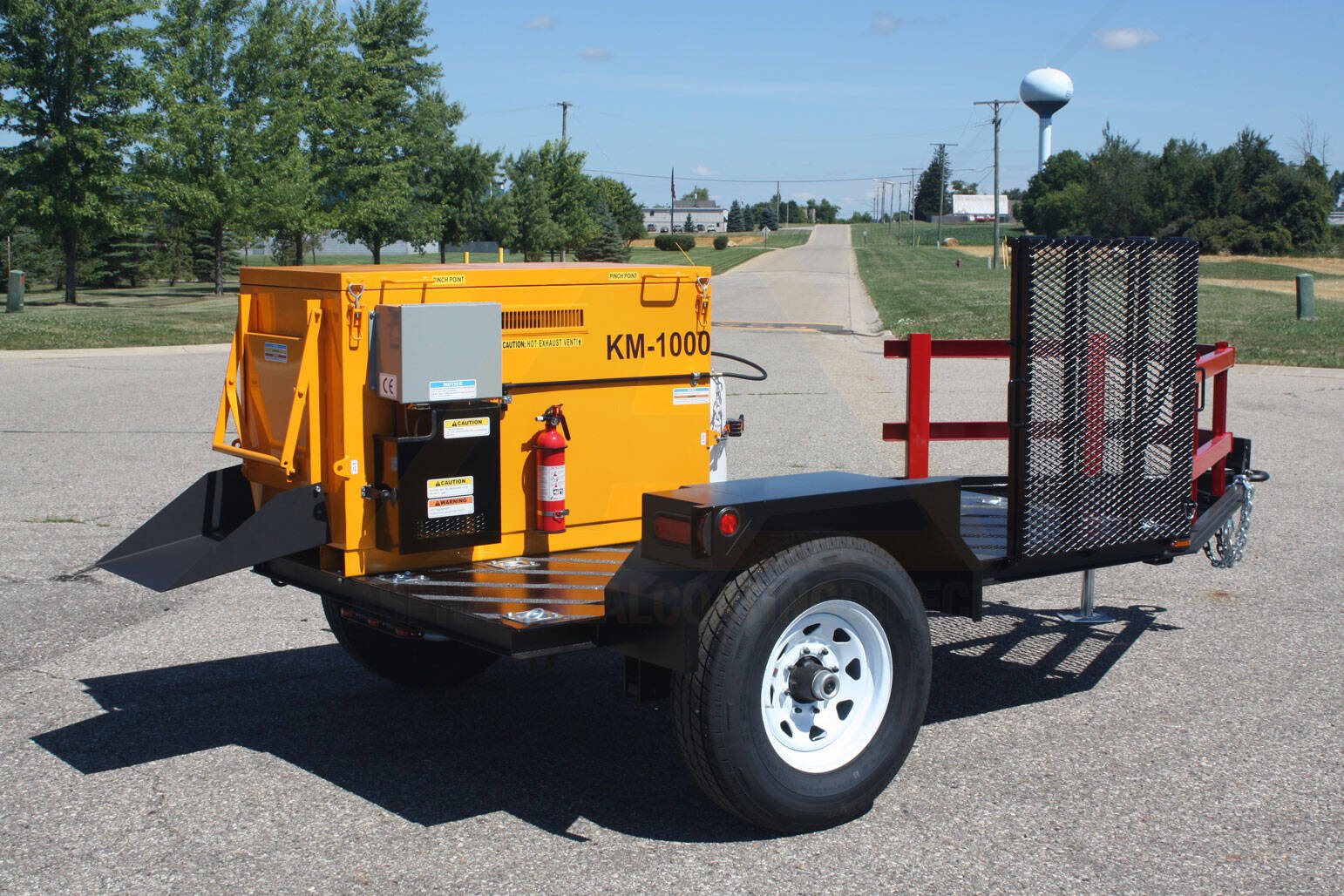 1/2 Ton BIG A KM-1000 UTV Hot Box Asphalt Reclaimer For ...