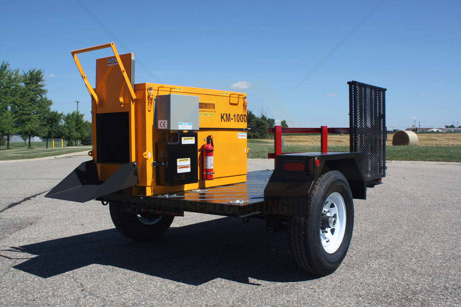 1/2 Ton BIG A KM-1000 UTV Hot Box Asphalt Reclaimer For ...