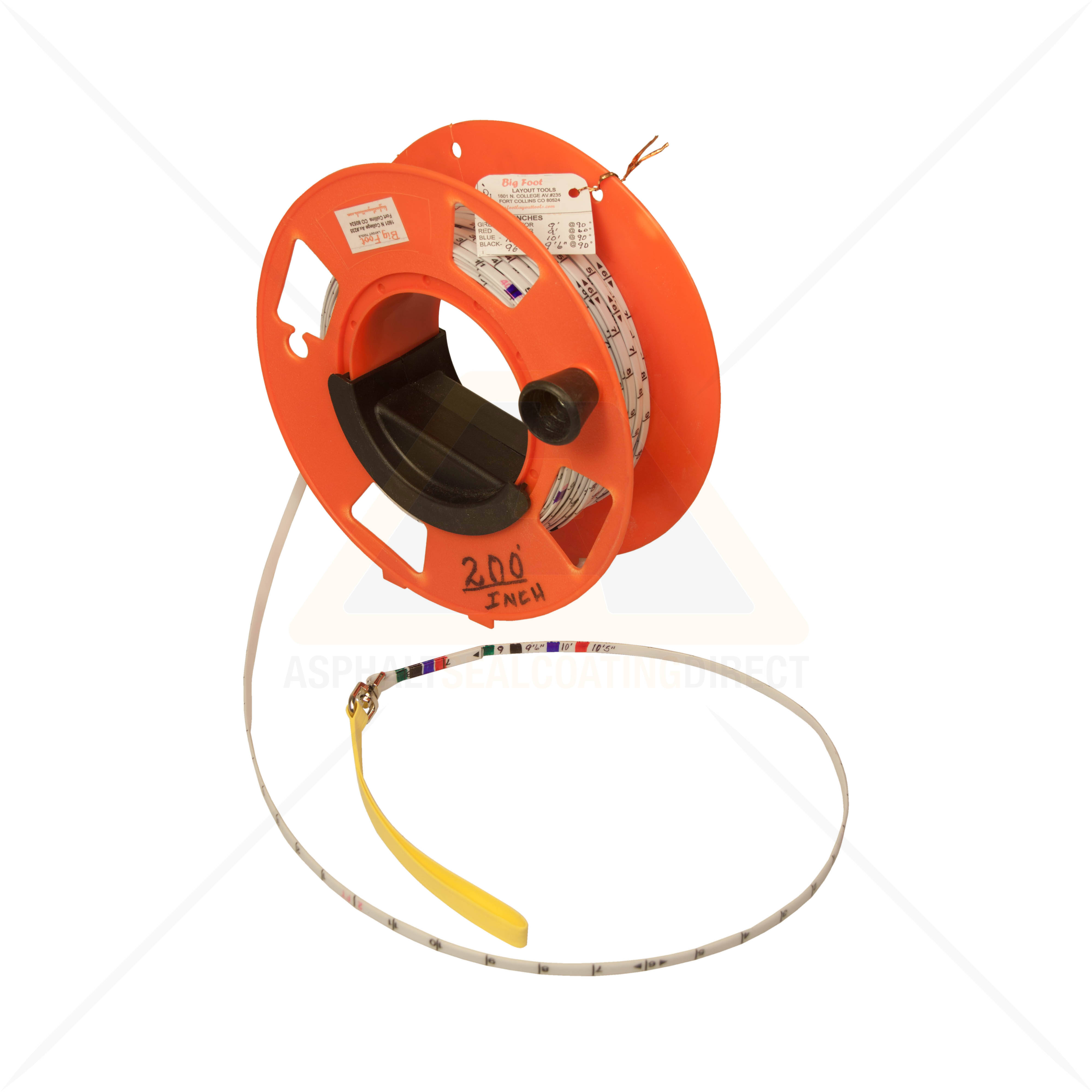 BIG A 300 ft Premarked Layout Line Tape For Sale Asphalt Sealcoating