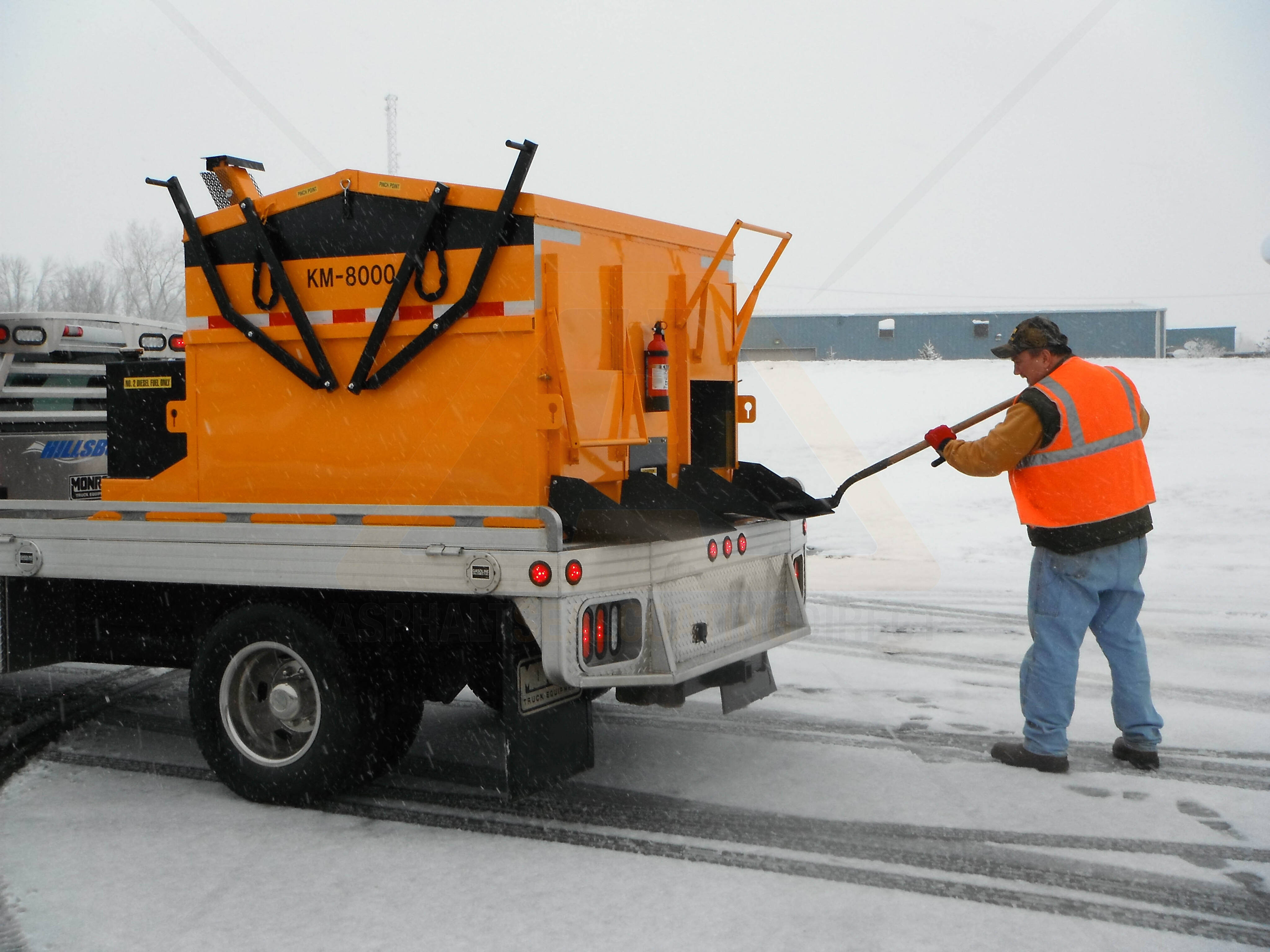 4 Ton BIG A KM-8000 Asphalt Hot Box Reclaimer Skid Mount ...