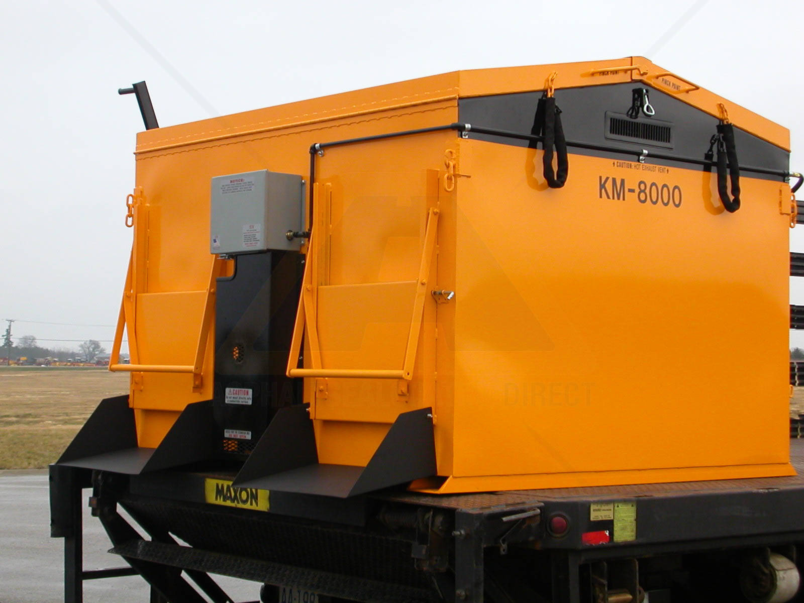 4 Ton BIG A KM-8000 Asphalt Hot Box Reclaimer Skid Mount ...