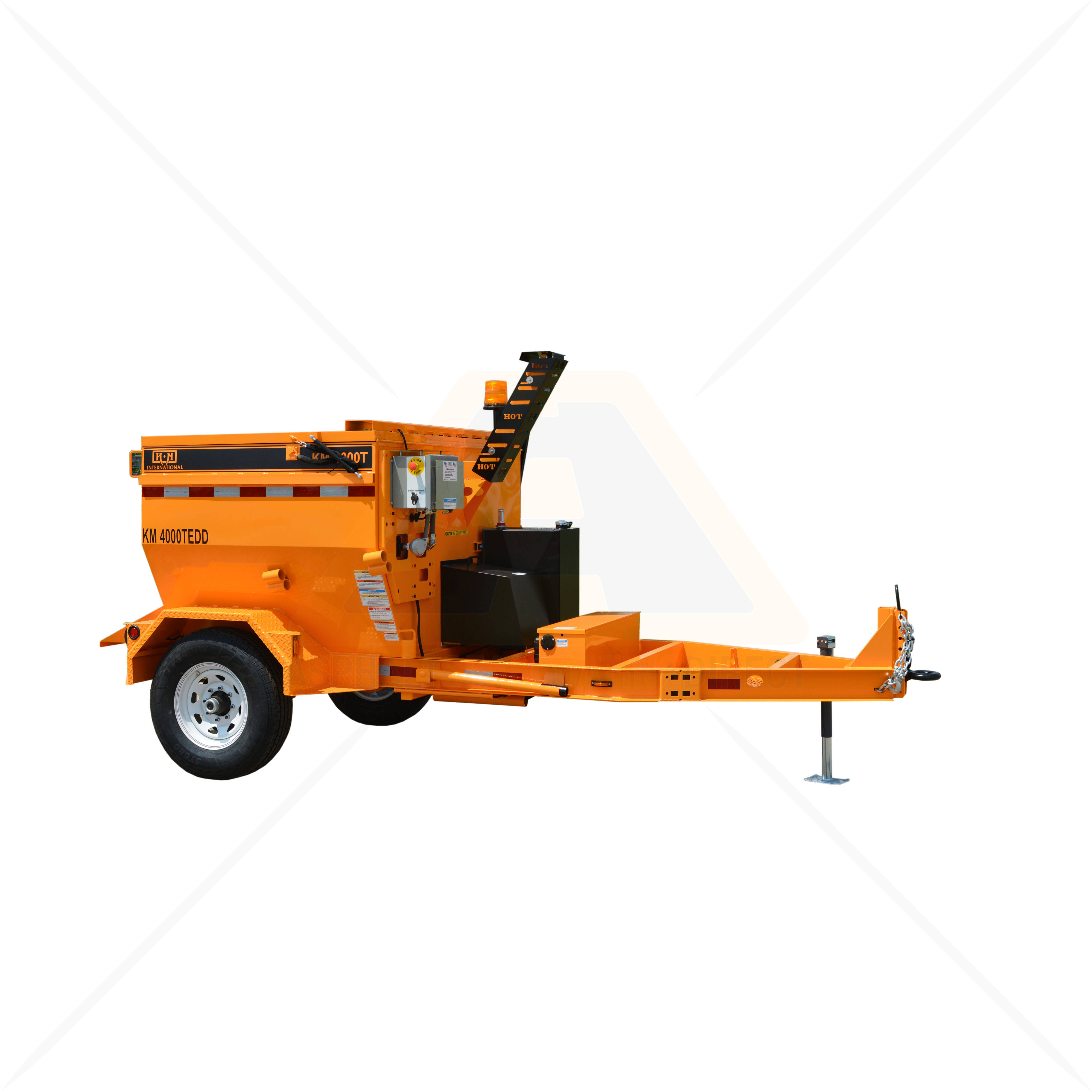 2 Ton BIG A KM-4000T TEDX Diesel Trailer Hot Box For Sale