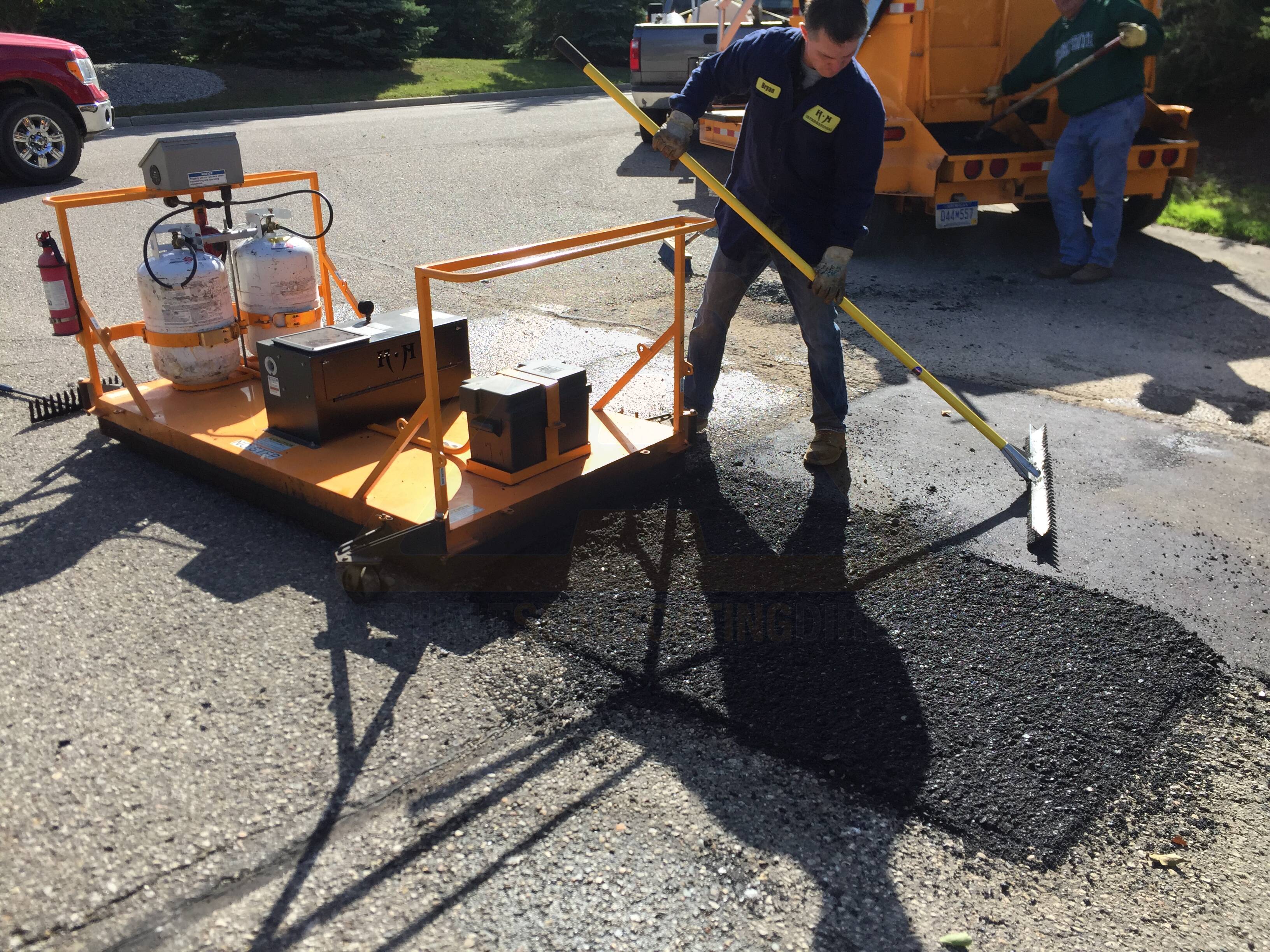 BIG A KM 2-18X Portable Infrared Asphalt Heater For Sale ...