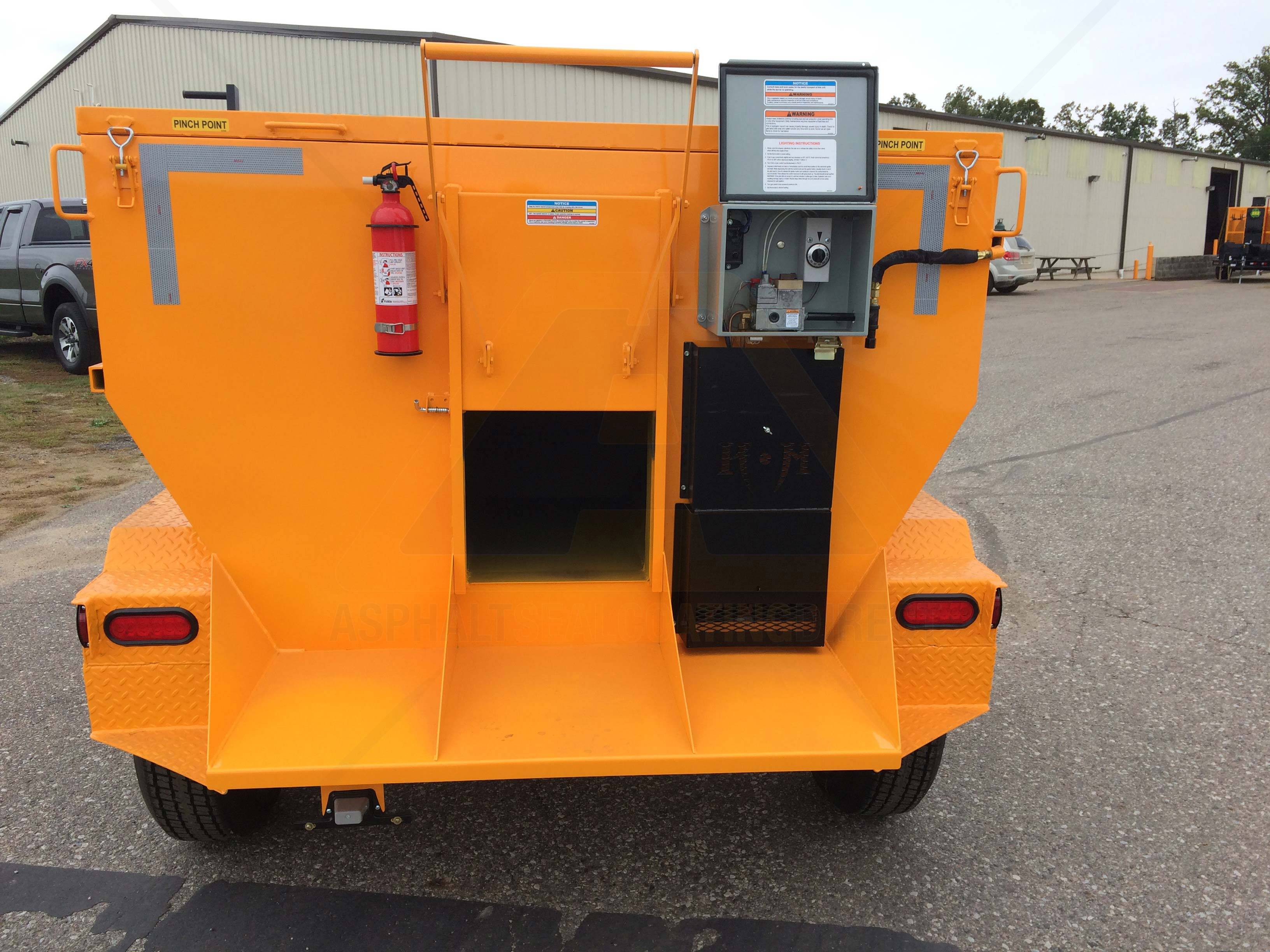 2 Ton BIG A KM-4000T TEPX Propane Trailer Hot Asphalt ...