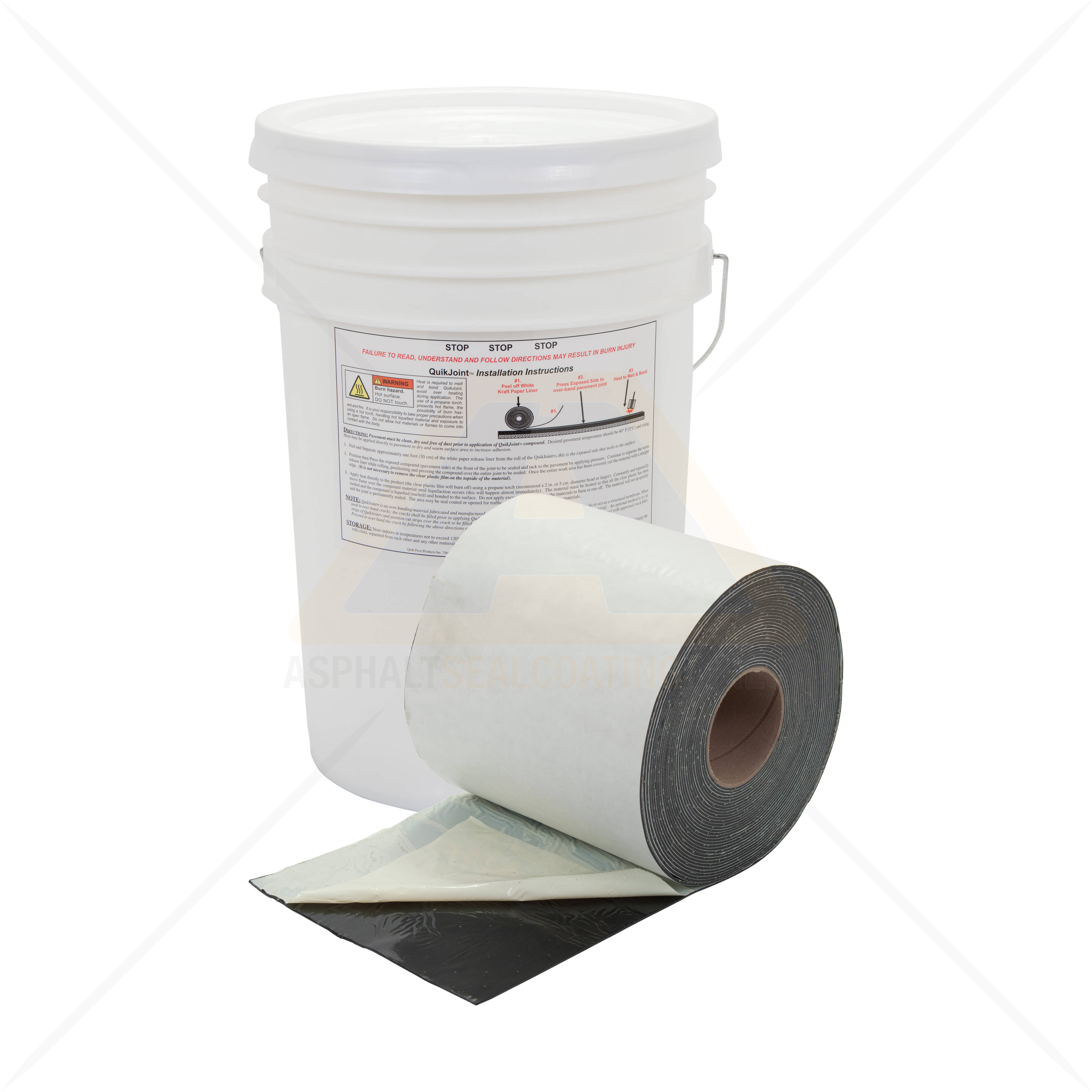 QUIK SEAM 8 Inch Asphalt Crack Repair Tape For Sale ...