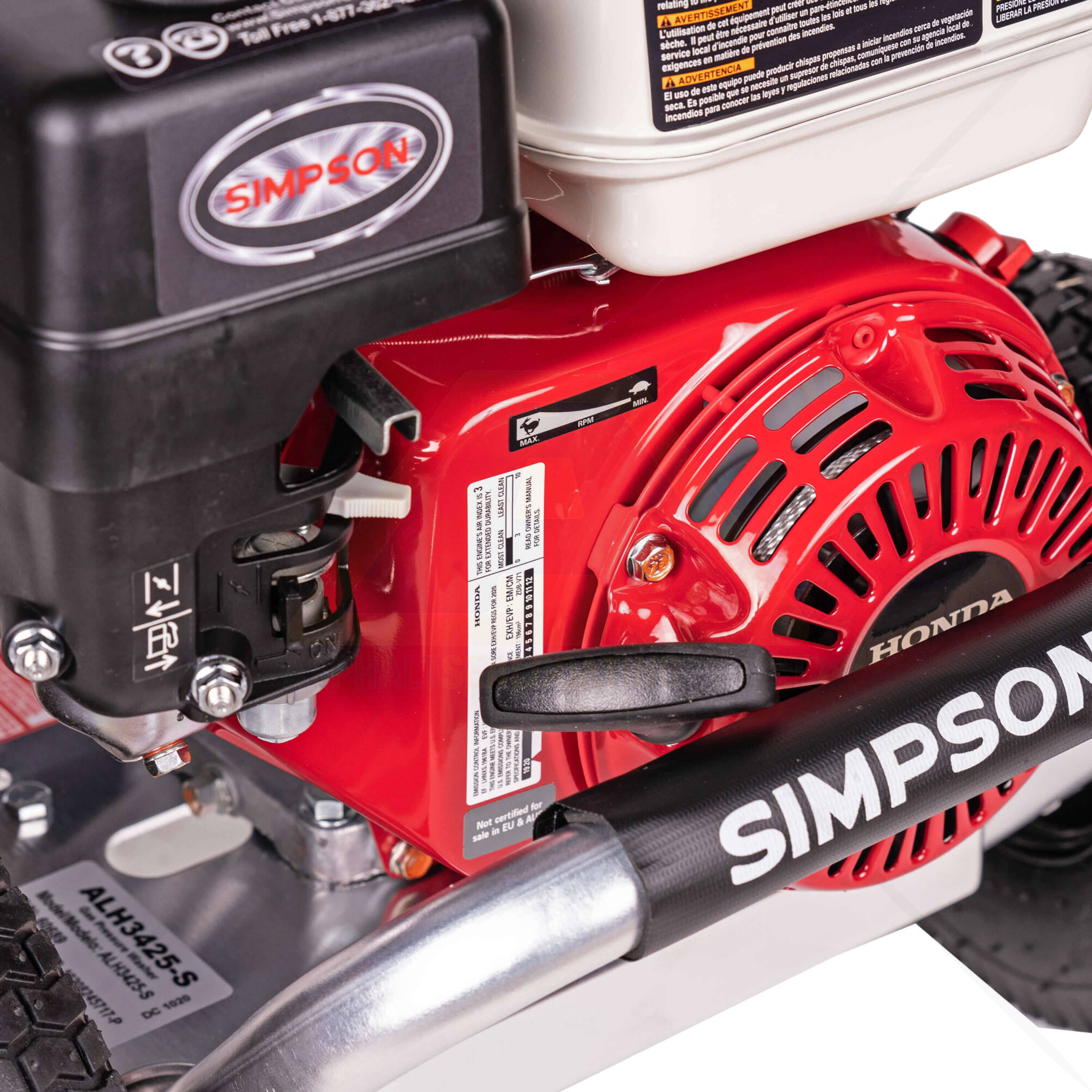 Simpson ALH3425 Aluminum Commercial Direct Drive Pressure Washer 3400