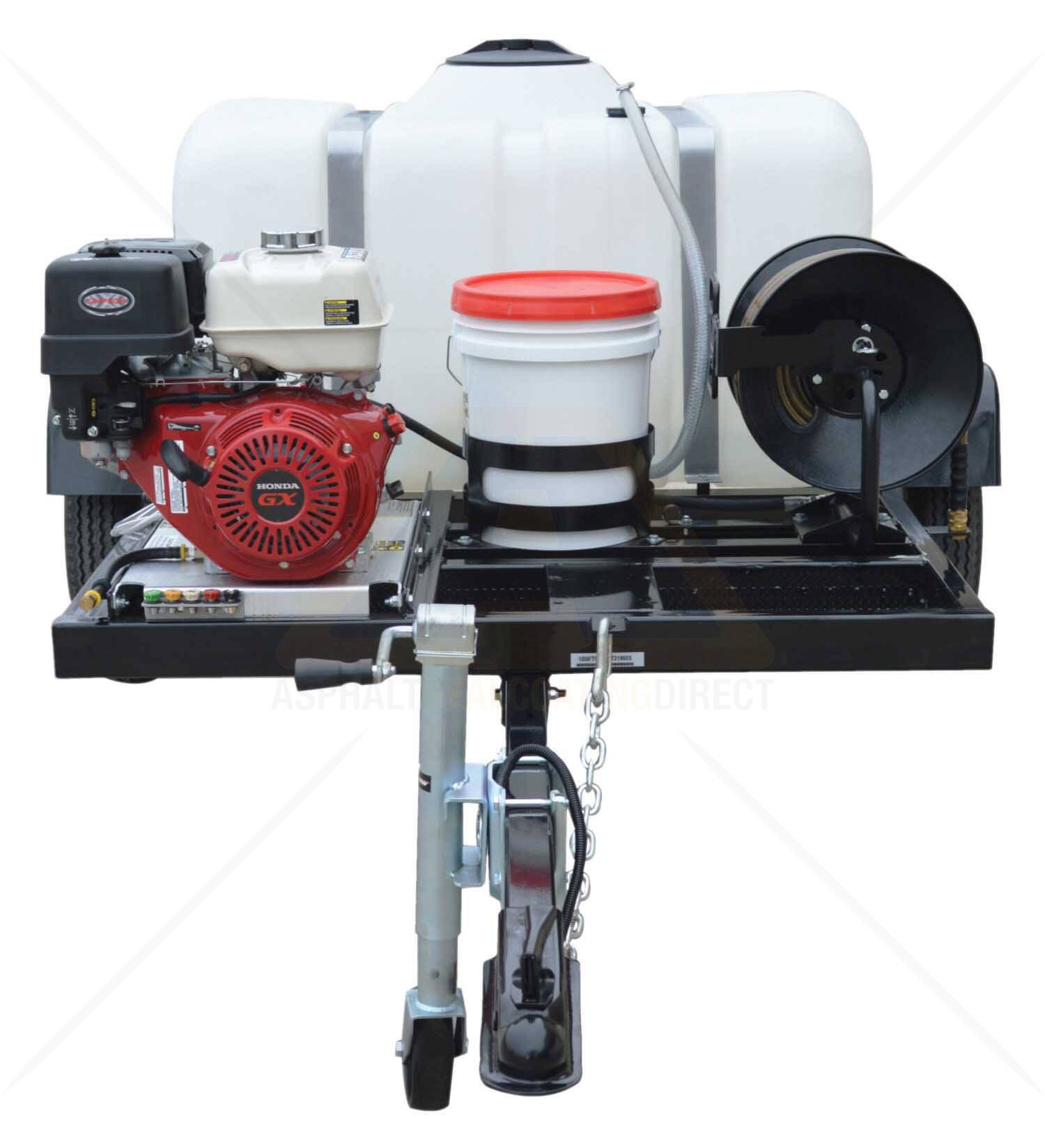 Simpson Cold Water Parking Lot Pressure Washing Trailer 95001 For Sale