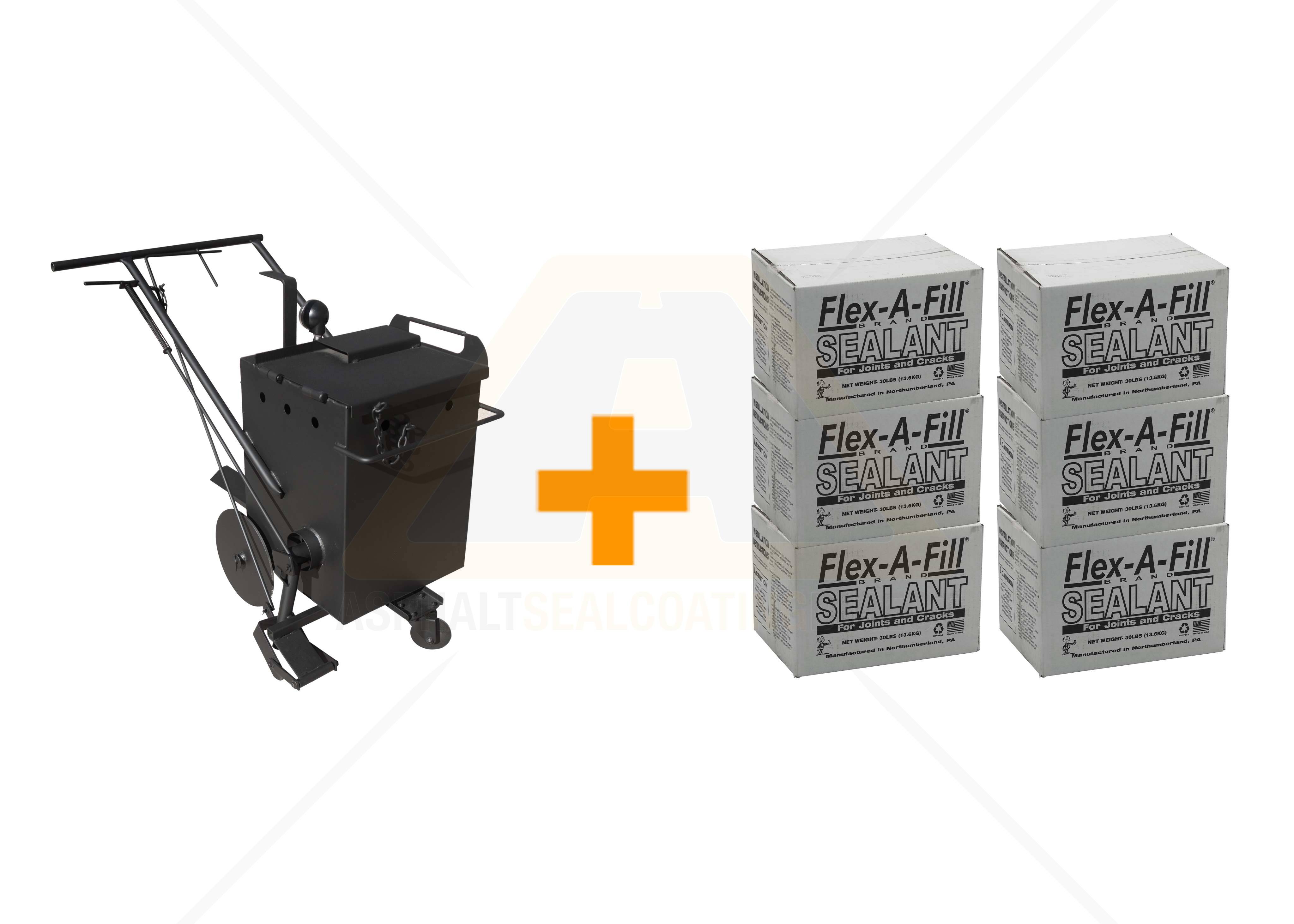 Asphalt Crack Melter Rubber Combo Package For Sale Asphalt