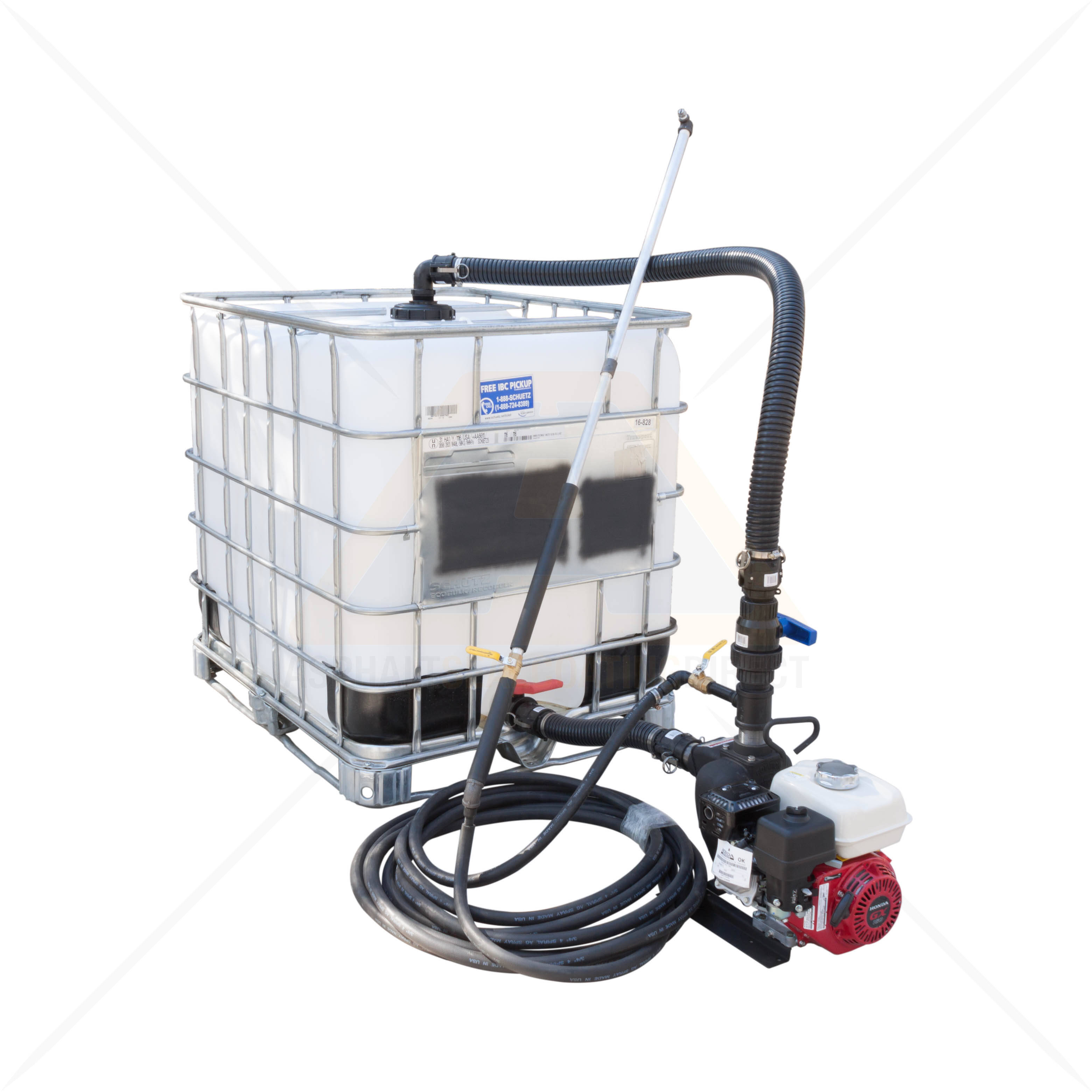 Big A Sealcoating Spray System 275 Gallon Ibc Tote Asd275 For Sale Asphalt Sealcoating Direct