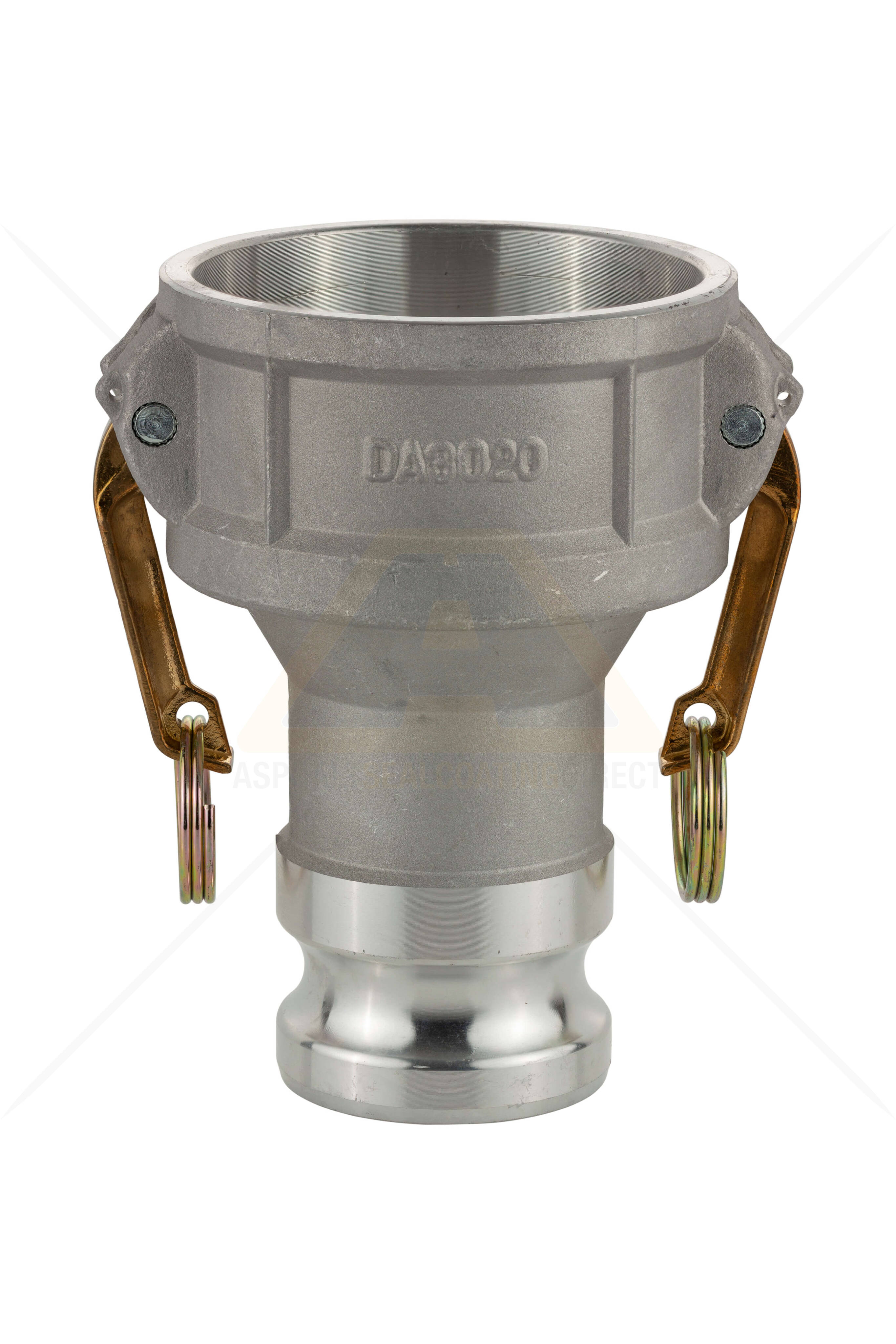 DA3020 Aluminum Camlock 3 Inch Female Cam to 2 Inch Male Groove Reducer