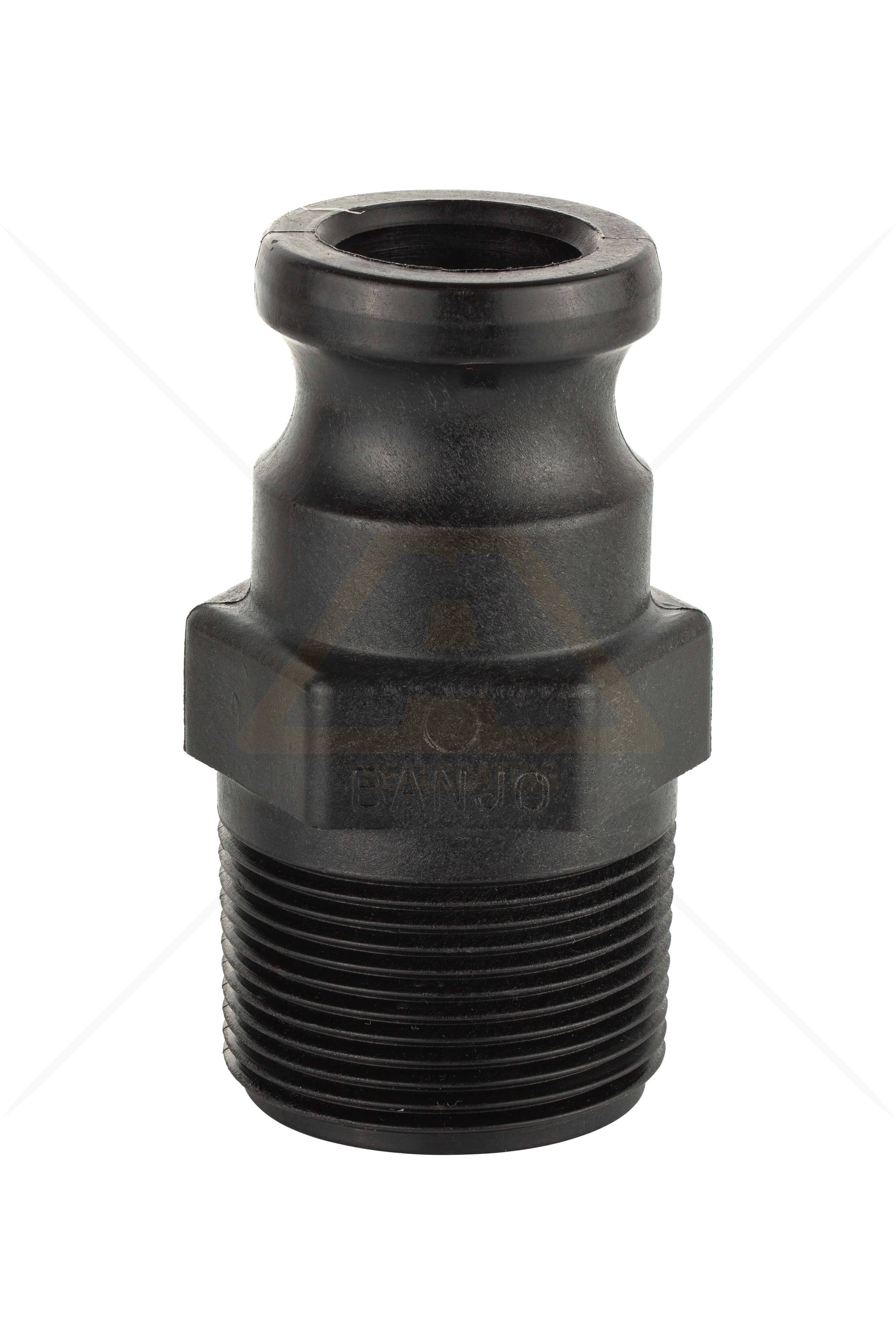 Banjo 125f Plastic 1 25 Inch Male Groove To 1 25 Inch Male Npt Thread For Sale Asphalt Sealcoating Direct