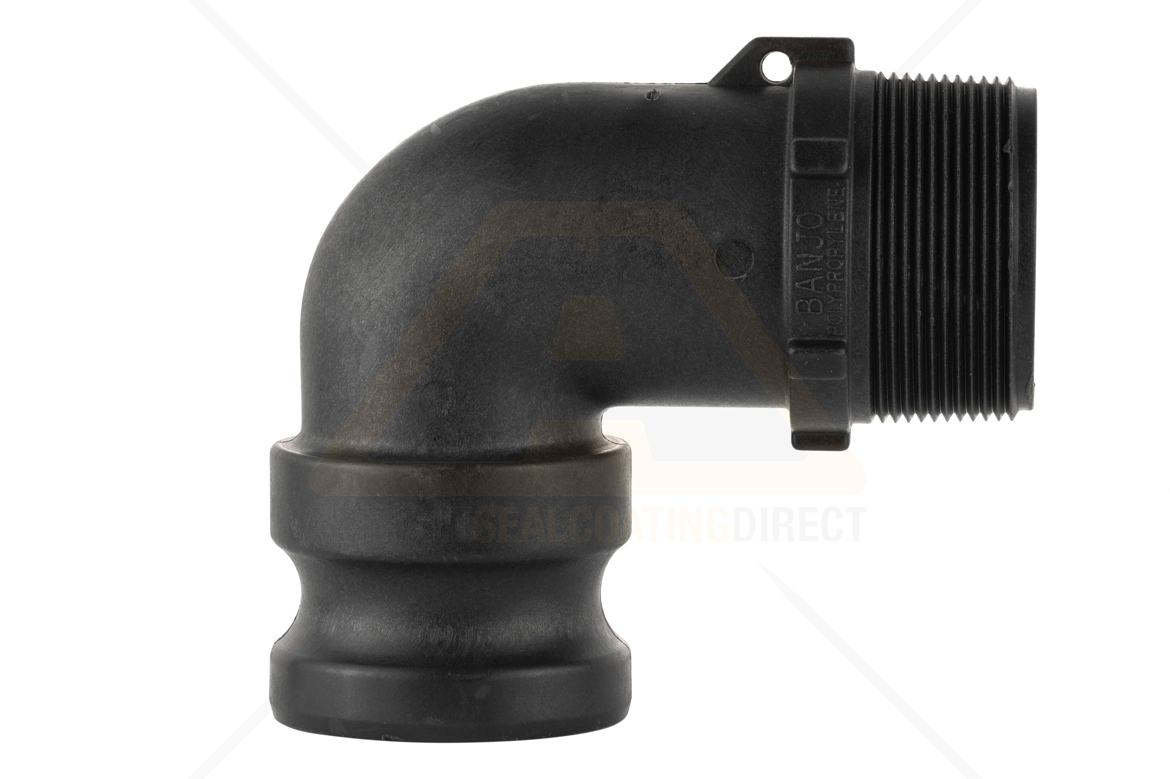 200f90 Plastic 2 Inch Male Groove To 2 Inch Male Npt 90 Degree Elbow For Sale Asphalt Sealcoating Direct