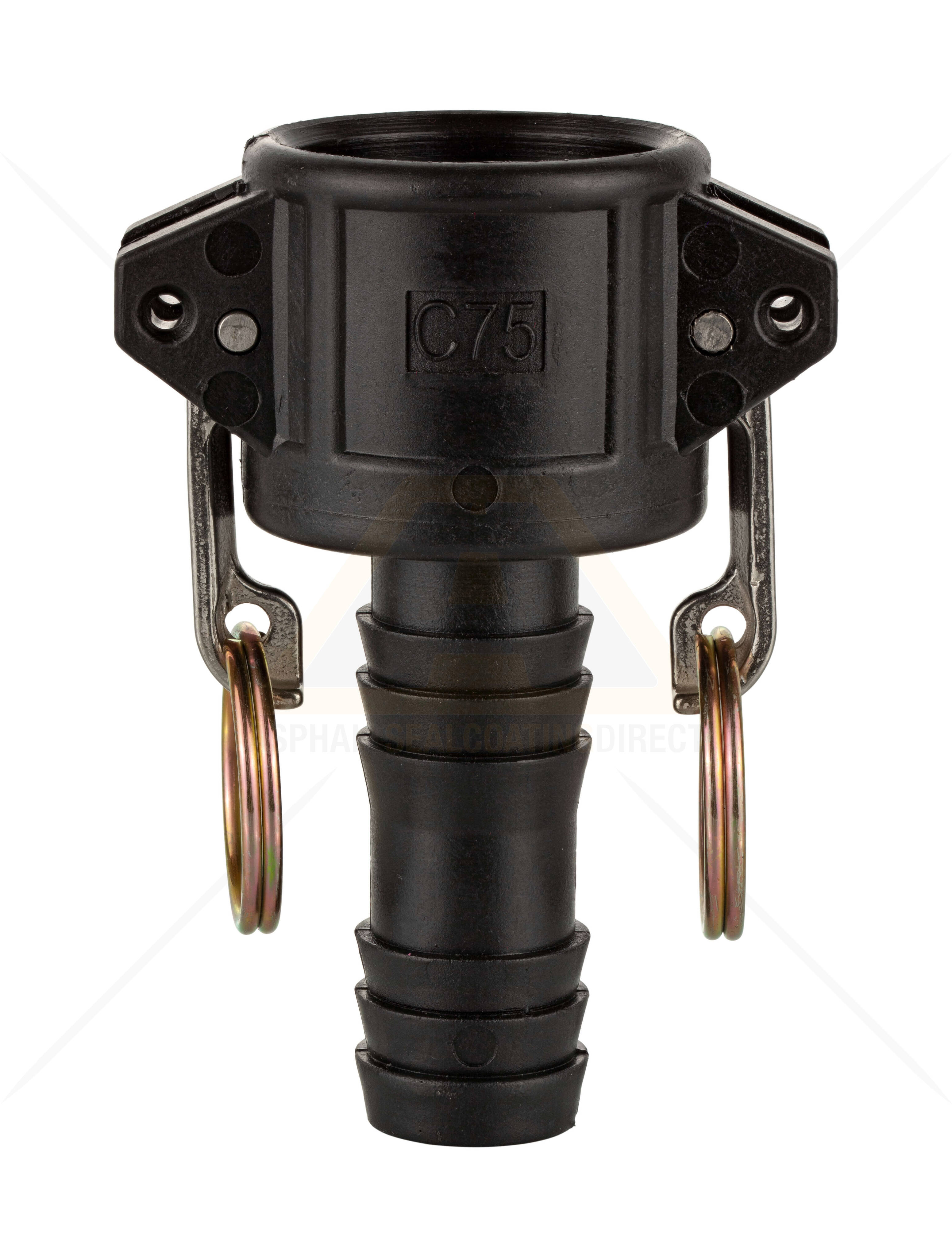 C75 Plastic Spray Hose Camlock .75 Inch Female Cam to 0.75 Inch Male