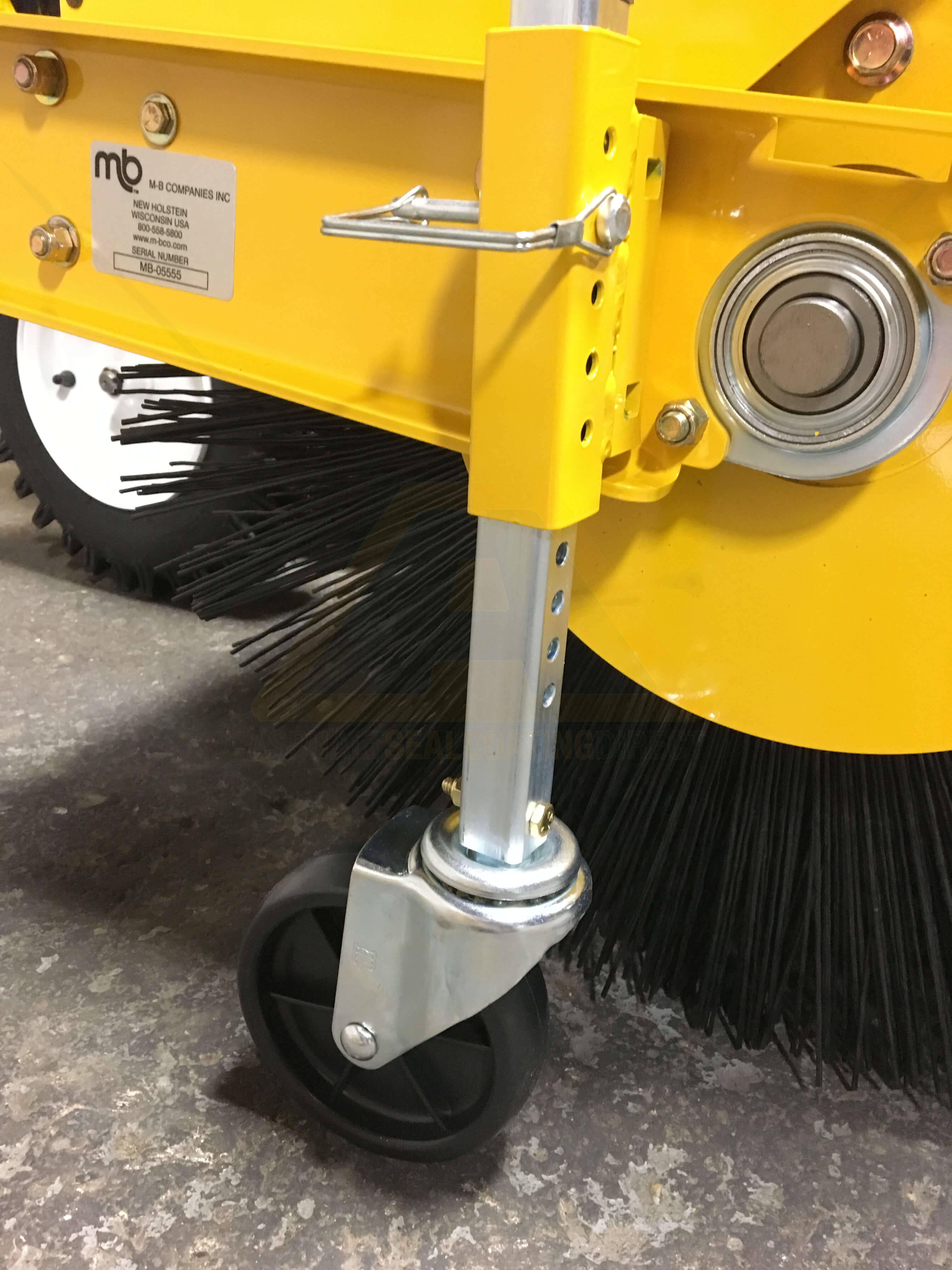 MB Hydra 36 Inch Gas Powered Horizontal Shaft Walk Behind Broom For