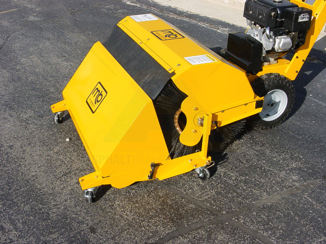 MB Hydra 48 Inch SelfPropelled Walk Behind Asphalt Power Broom For
