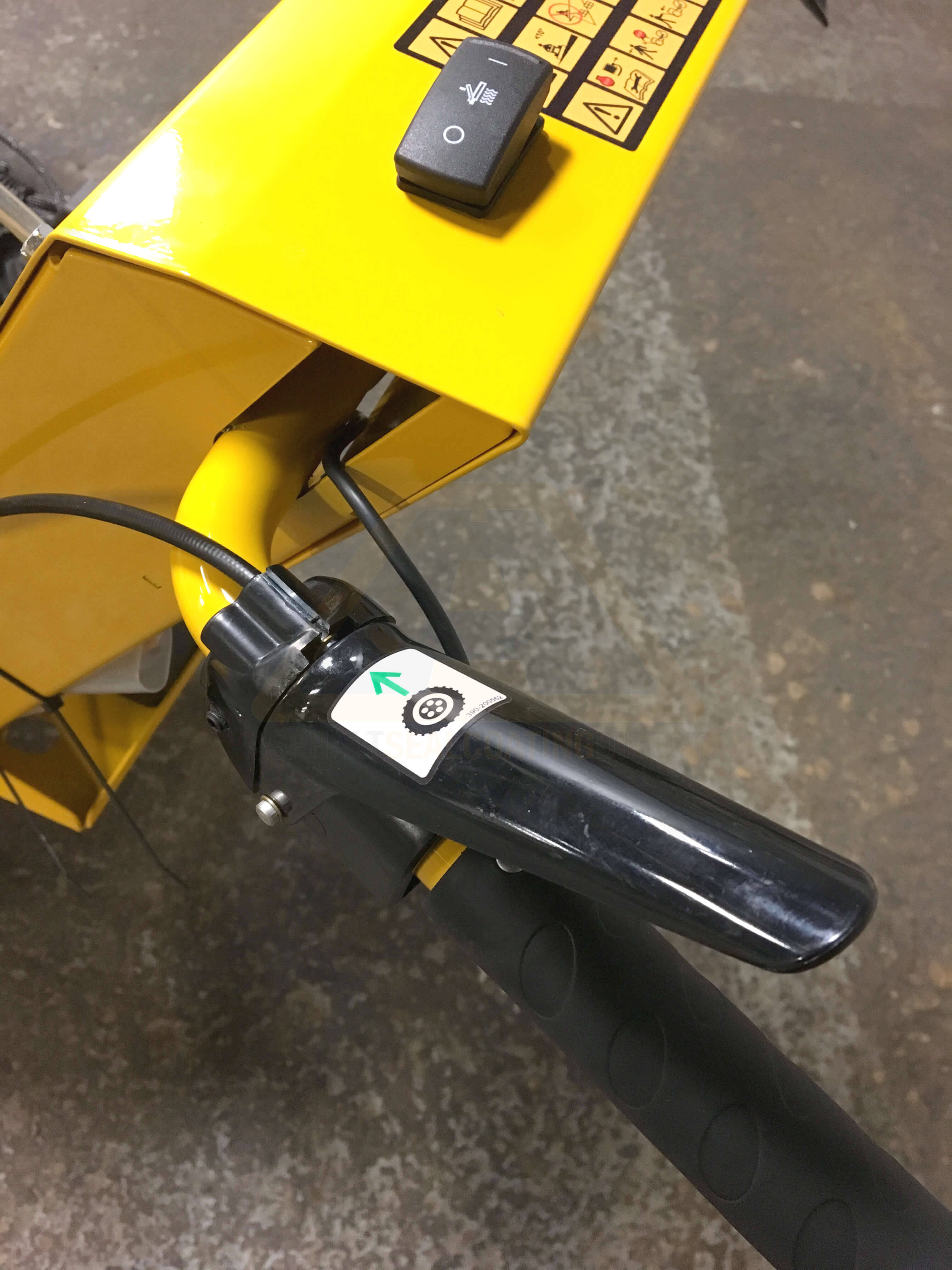 MB Hydra 48 Inch SelfPropelled Walk Behind Asphalt Power Broom For