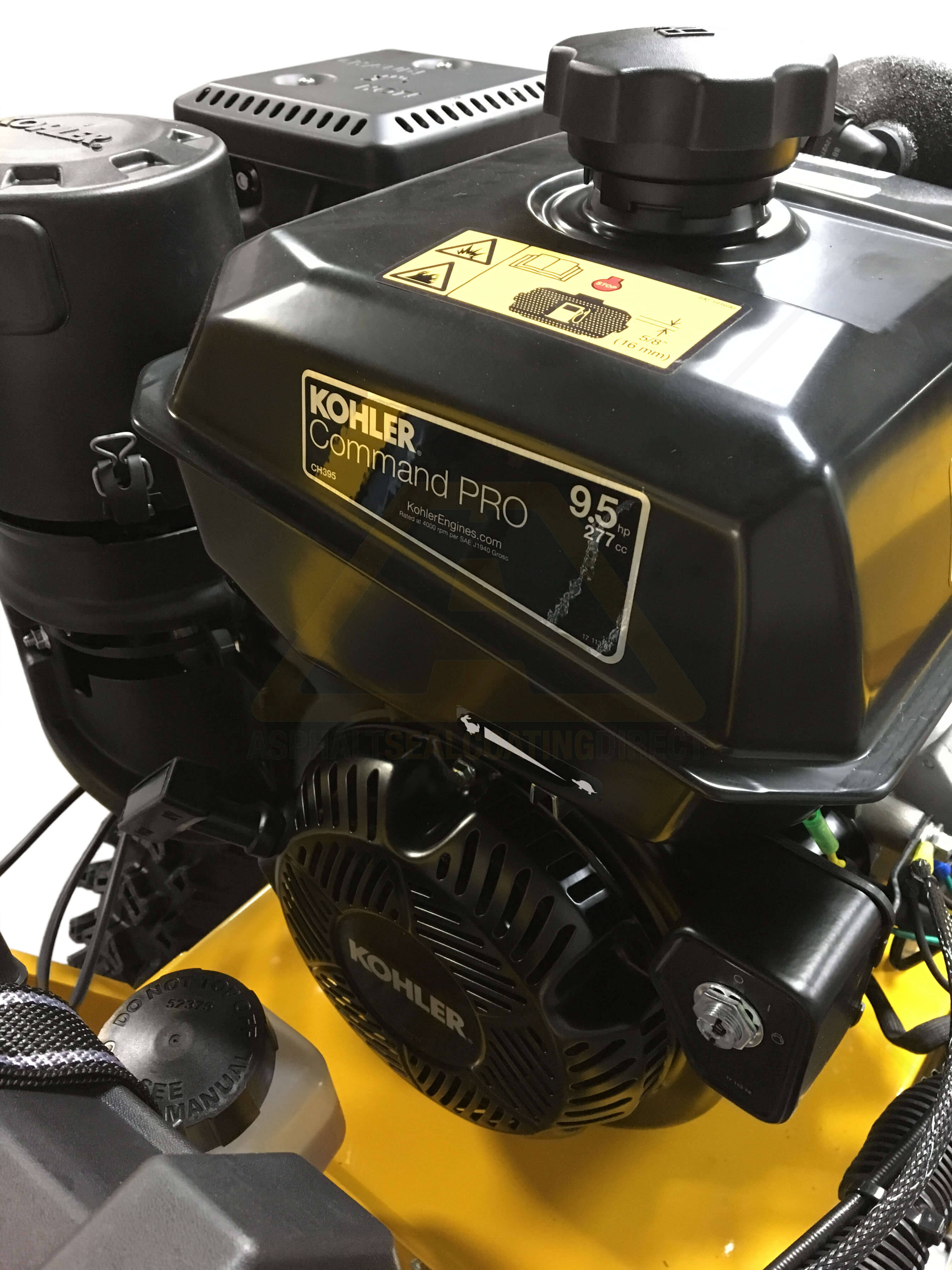 MB Hydra 48 Inch SelfPropelled Walk Behind Asphalt Power Broom For