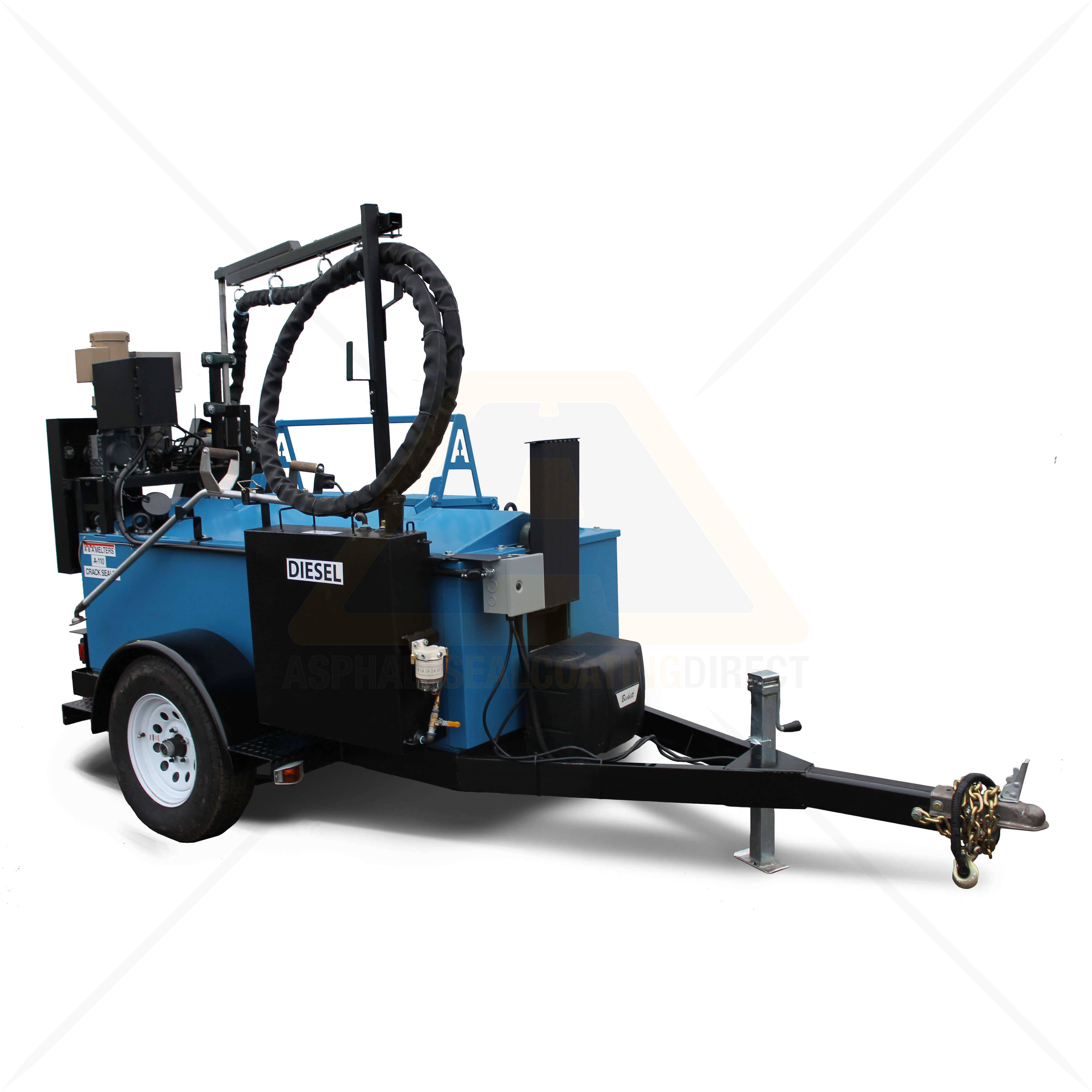 200 Gallon Diesel Street Crack Filling Kettle Melter Trailer A 210cdt For Sale Asphalt Sealcoating Direct