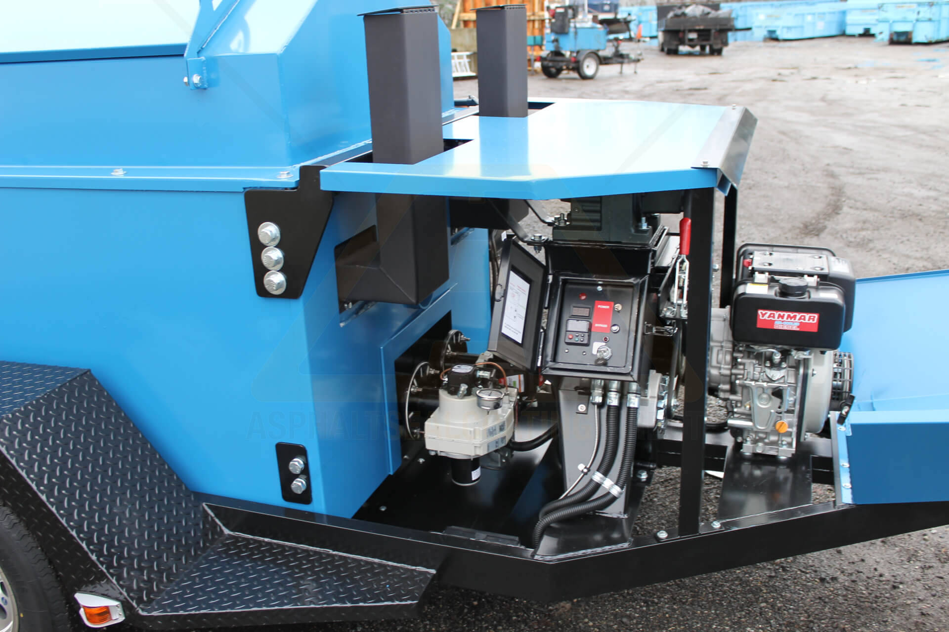 240 Gallon Mastic Melter Trailer For Street Repair Diesel Fired A