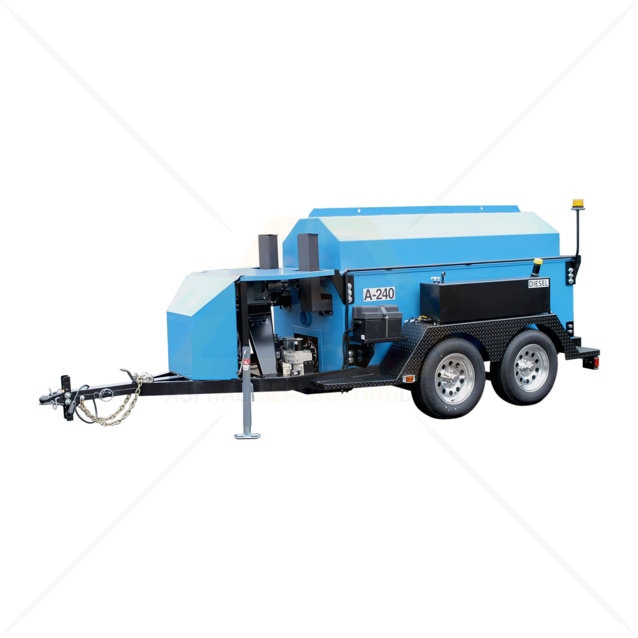 240 Gallon Mastic Melter Trailer For Street Repair Diesel Fired A
